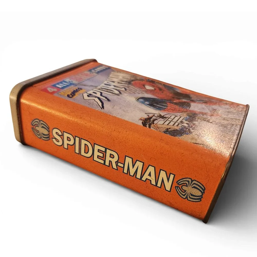 1996 Marvel Comics SPIDER-MAN - 4 Metal Cards Tin - Picture 5 of 9